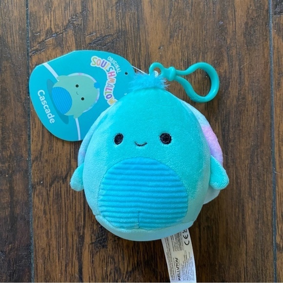 Squishmallow Cascade the Sea Turtle Keychain - Picture 3 of 9